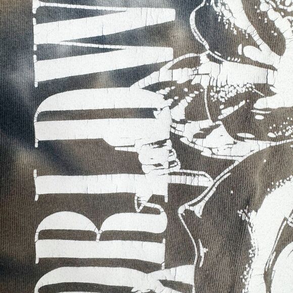 HUF WORLDWIDE | Dark Blue & Taupe Tie Dye Crewneck T-Shirt Men’s Size Medium - Picture 8 of 8